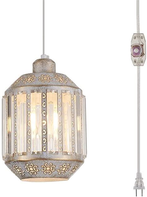 Ylong Zs Hanging Lamps Swag Lights Plug In Pendant Light 164 Ft Cord