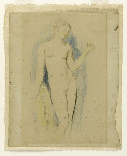 Study Of A Naked Woman Left Arm Raised Free Public Domain Image Look And Learn