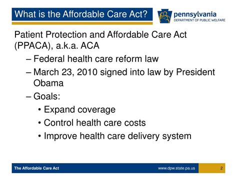 the affordable care act elite learning
