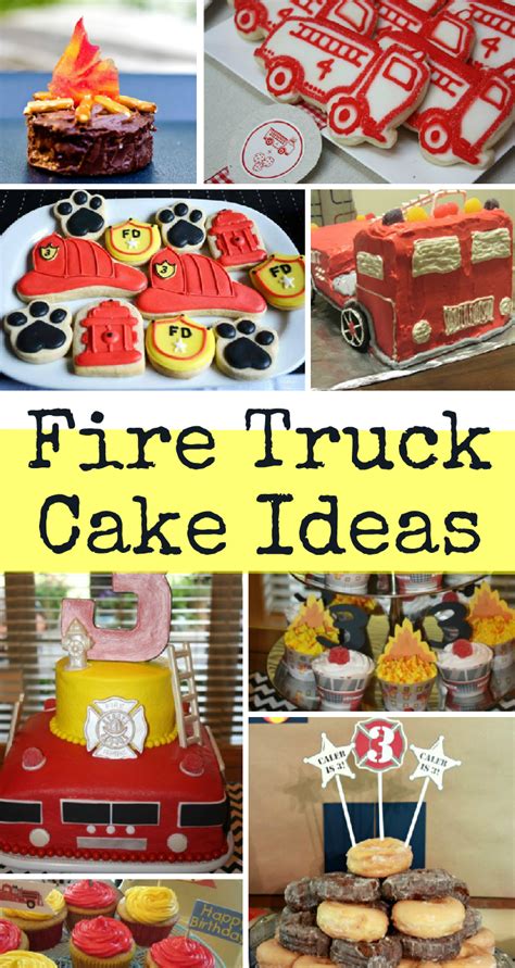 Fire Truck Cake Ideas In The Playroom