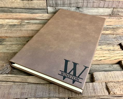 Personalized Leather Journal For Men Personalized Journal Etsy