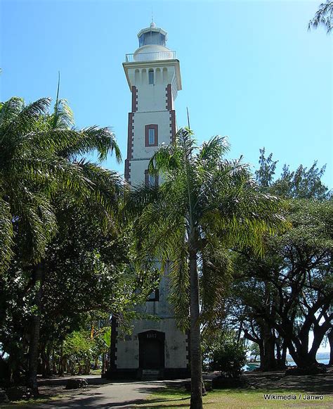 French Polynesia Pacific Tahiti Extreme Nord Mahina Phare De