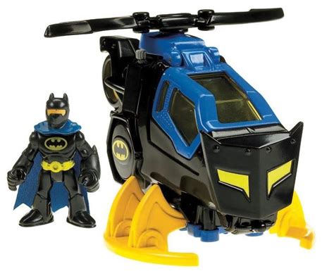 Batman Batcopter Playset Toy Dc Super Hero Boys Kids Play Set Action