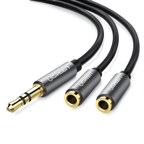 Ugreen 35mm Audio Stereo Y Splitter Extension Cable 35mm Male To 2