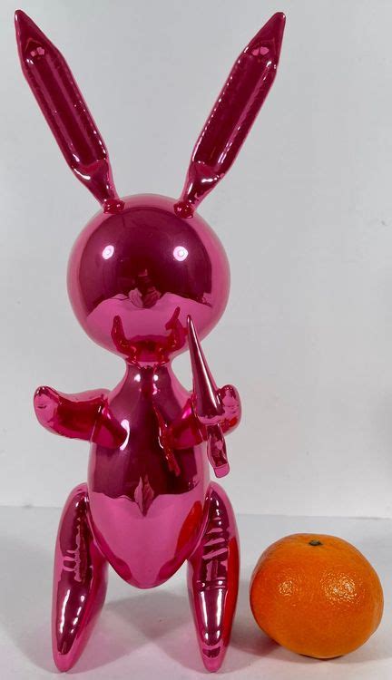 Jeff Koons Balloon Rabbit Pink Acheter Sur Ricardo