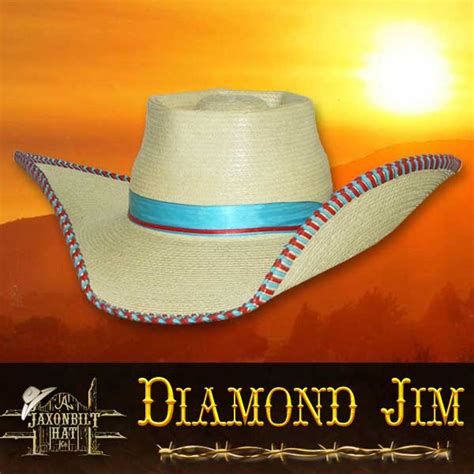 Diamond Jim Straw Hat Jaxonbilt Hats
