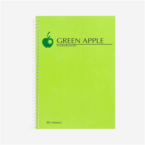 Shop For Green Apple 6x85 Spiral Notebook Online The Sm Store