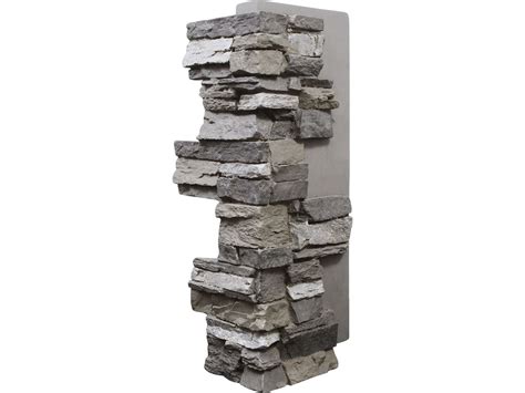 Colorado Dry Stack Faux Stone Outside Corner Panel Interlocking In