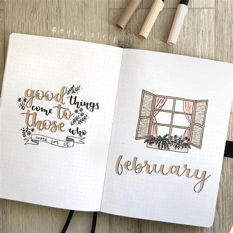 Bujo Lili On Instagram “my February Cover And Quote Page Thanks For