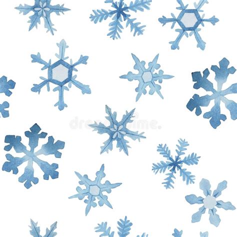 798 Blue Seamless Background Snowflakes Stock Photos Free And Royalty
