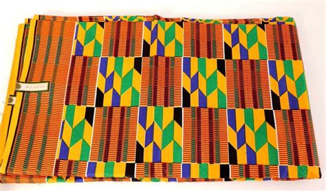 Kente Fabric By The Yard African Fabric Kente Fabric Face Etsy