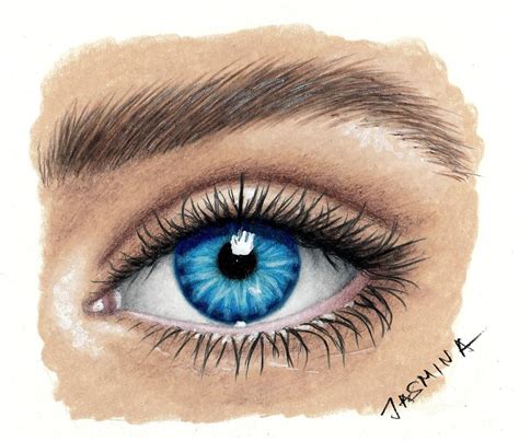 How else are you going to read that sign at night time. How to Draw Eyes with Colored Pencils | Jasmina Susak ...