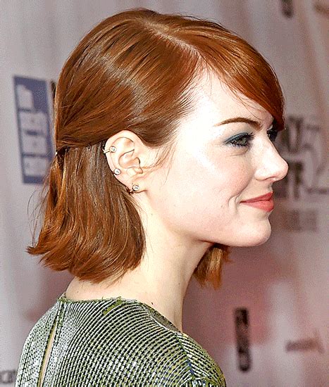Emma Stones Chic Hairstyle Looks Even Better From The Back See The