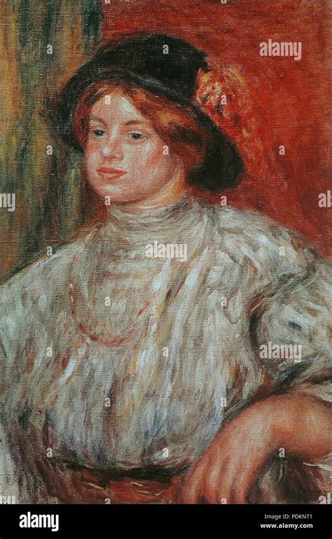 1 Pierre Auguste Renoir Gabrielle Au Chapeau Stock Photo Alamy
