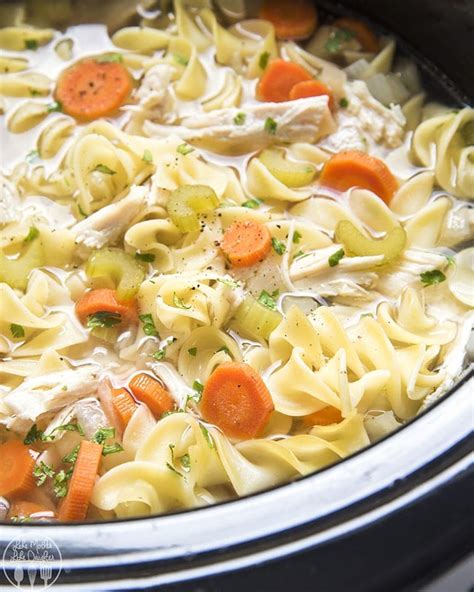 Slow Cooker Chicken Noodle Soup Like Mother Like Daughter