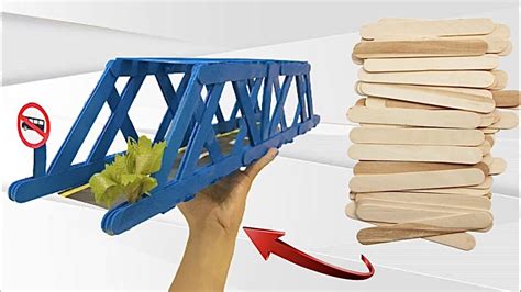 How To Build A Truss Bridge With Only Popsicle Sticks Unbreakable