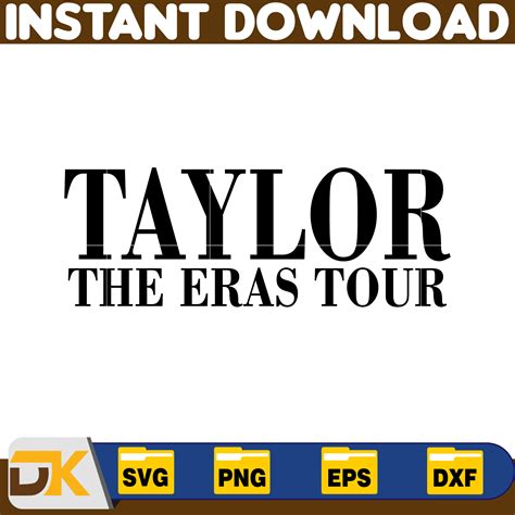Taylor Swift Svg The Eras Tour 2023 Svg Eras Tour Svg  Inspire