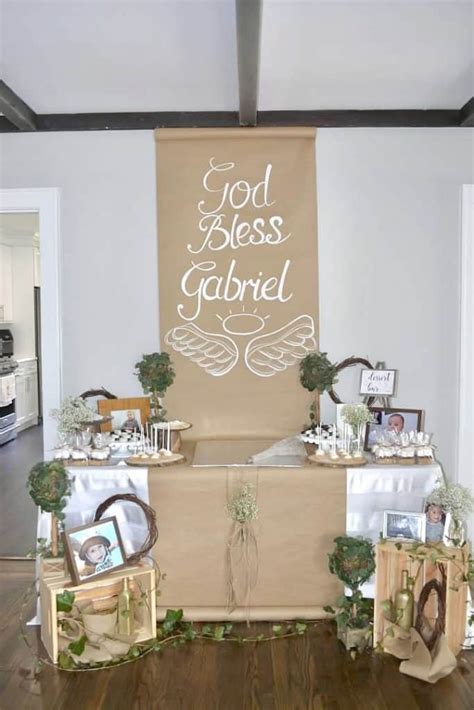 How To Throw A Simple And Sophisticated Rustic Communion Party Craft