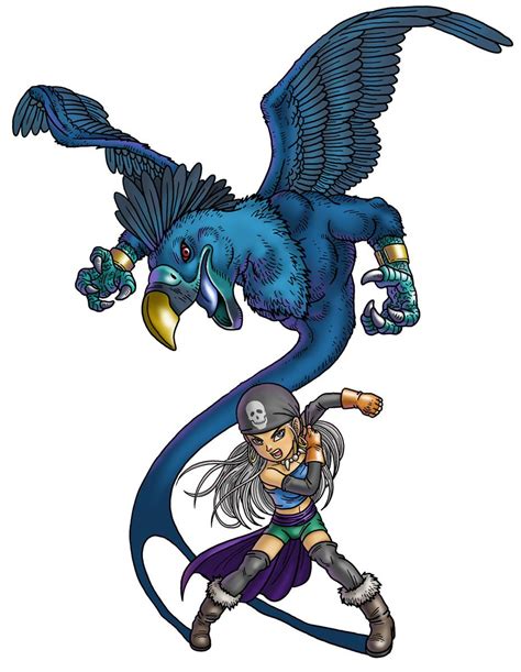Zola Characters Art Blue Dragon Awakened Shadow Blue Dragon
