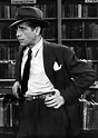 Bogart in The Big Sleep: Gray Birdseye Wool Suit » BAMF Style
