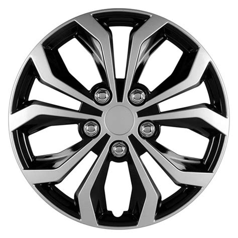 Pilot® Wh553 15s Bs 15 Black With Silver Spyder Performance Wheel Covers