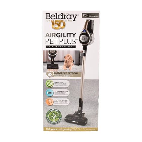 Beldray Platinum Edition Airgility Pet Plus Cordless Vacuum Cleaner 22