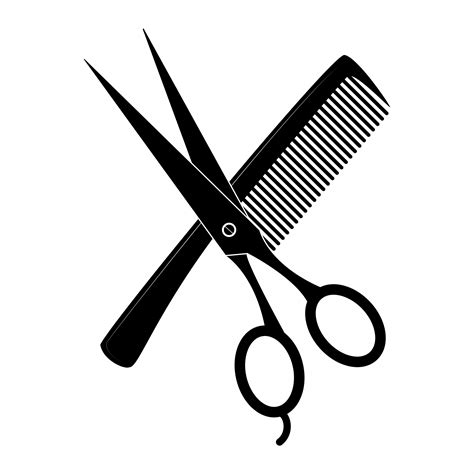 Scissors Comb Hairdressing Clipart Free Stock Photo Public Domain