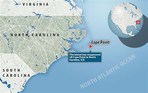 Island That Vanished Off The Coast Of North Carolina Is Back