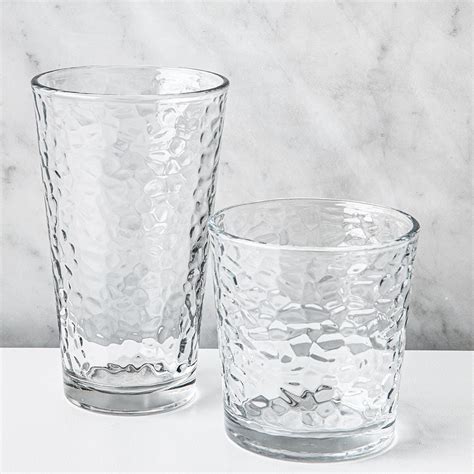 Libbey Tumbler And Rocks Frost Combo Set Of 16 Clear Kitchen Stuff Plus