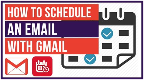 How To Schedule An Email With Gmail Youtube