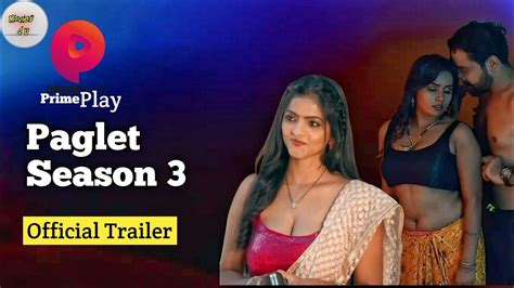 Paglet Season 3 Official Trailer Primeplay Bharti Jha Upcoming Web Series Youtube