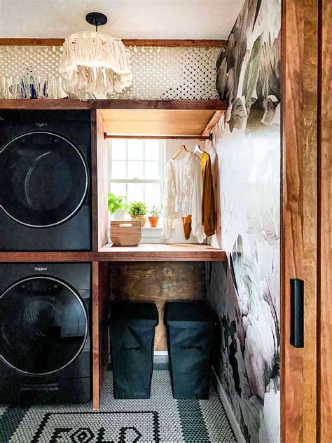 38 Ideas For Laundry Rooms With Stacked Washer Dryers