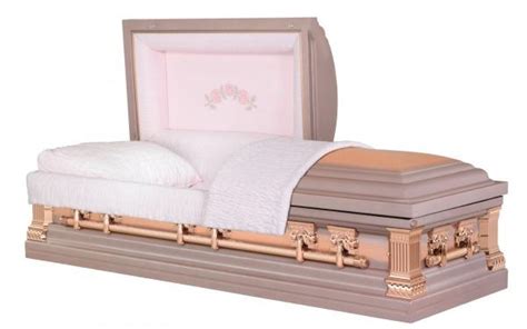 Lincoln Lilac Copper Medallion Vault And Casket