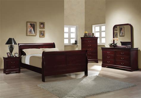 Transform your bedroom into a tranquil retreat with a carefully coordinated bedroom set from afw that speaks to your sense of style. Cherry sleigh bedroom, louis philippe, 203971, queen bed ...