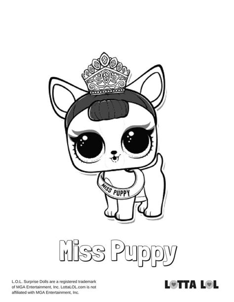 Diese website 100% sicher für kinder. Miss Puppy Malvorlagen Lotta LOL - LOL Surprise! Series 3 ...