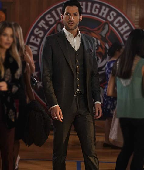 Lucifer Morningstar 3 Piece Suit Usa Jacket