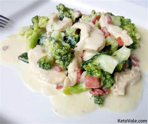 Quick And Easy Chicken And Broccoli Alfredo Low Carb Recipe