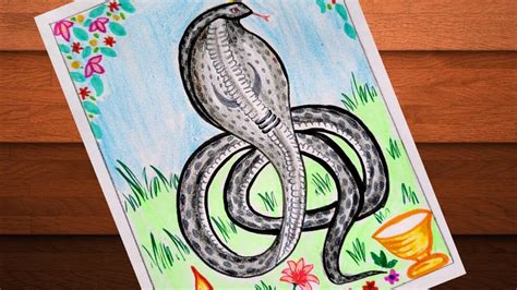 Nag Panchami Drawing Easy Step By Step Tutorial How To Draw Nag