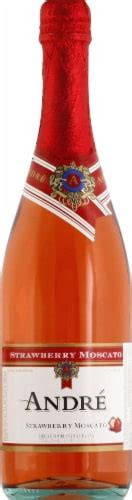 Andre Strawberry Moscato Champagne Sparkling Wine 750ml 750 Ml Foods Co