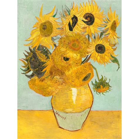 Wall Art Print And Canvas Vincent Van Gogh Sunflowers