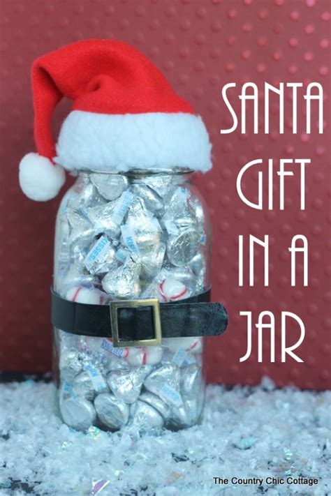 Christmas Mason Jar Ts Diy Santa Edible Treat Jar Homemade Ts My Xxx Hot Girl