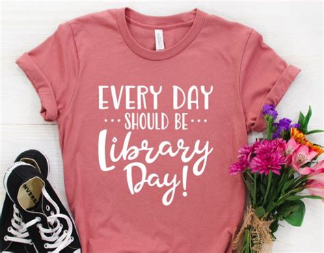Every Day Should Be Library Day Media Specialist Shirt Etsy In