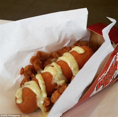Kfc is making headlines for the latest addition to their menu: KFC launches Double Down Dog using fried chicken in place ...