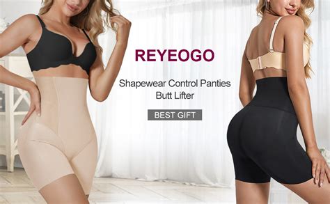 Reyeogo Waist Trainer For Women Shapewear Panties Tummy Control Butt Lifter Short Stomach Girdle