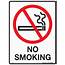 NO SMOKING 225x300 MTL  Euro Signs And Safety