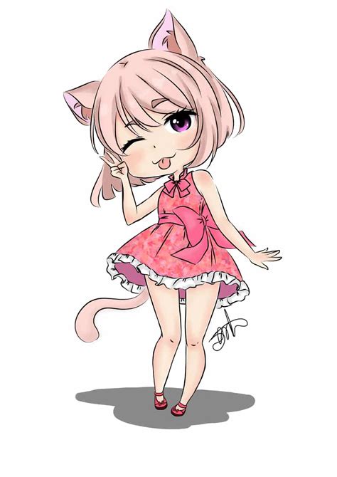 Anime Chibi Girl Neko