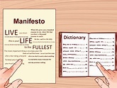 4 Ways to Write a Manifesto - wikiHow