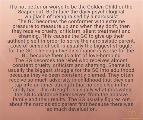 Scapegoat And Golden Child How And Why Narcissists Assign These Roles