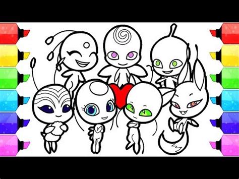 Miraculous ladybug coloring pages season 2 | how to draw and color kwami and marinette ladybug and adrien cat noir coloring book. Miraculous Ladybug Coloring Pages Kwami | How to Draw and ...