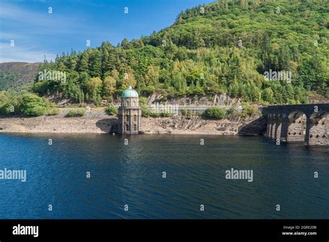 Pumphouse At Garreg Ddu Dam Elan Valley Wales Uk September 2021 Stock